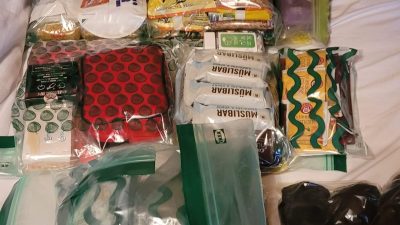 Vorbereitung auf die Wanderung von Markus