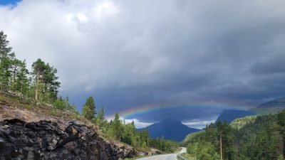 E1 vom Parkplatz zur Graddis Fjellstue